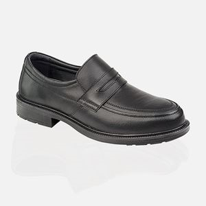'Buxton' Slip-On Leather Safety Shoe S1P SRC SF8414