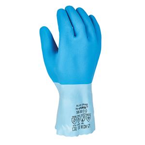 JUBA Blue Chemical Latex Gloves GL5830