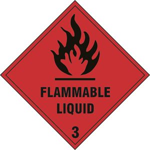 Flammable Liquid 3 - SAV - 200x200mm SN1230