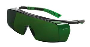 UNIVET '5X7' Green IR3 Anti-Fog Safety Overspecs 5x7 VP1130