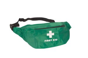 First Aid Kit In Green Belt Bag FA3503